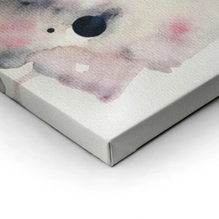 Πινακας σε καμβά WHITE TIGER WATERCOLOR - Ζωα Sticky 1