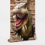 Αυτοκόλλητη Ταπετσαρία τοίχου DINO BREAKING WALL