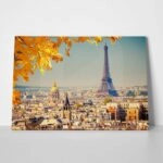 Πινακας σε καμβά YELLOW PARIS