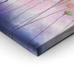 OUTLET Πίνακας σε καμβά ABSTRACT DANDELION COLORFUL PAINTINGS FLOWERS SOFT  30cm x 30cm