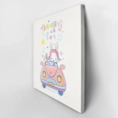 Πίνακας σε καμβά BUNNY MOUSE CARTOON - Παιδικοι και set Sticky 2