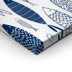Πίνακας σε καμβά FISH PATTERN 1