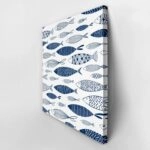 Πίνακας σε καμβά FISH PATTERN 1