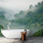 Αυτοκόλλητη Ταπετσαρία τοίχου RAINFOREST FOG