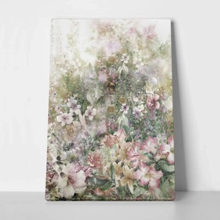 Πινακας σε καμβά ABSTRACT FLOWERS 6 - Floral - Λουλουδια