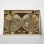 Πινακας σε καμβά ANCIENT WORLD MAP