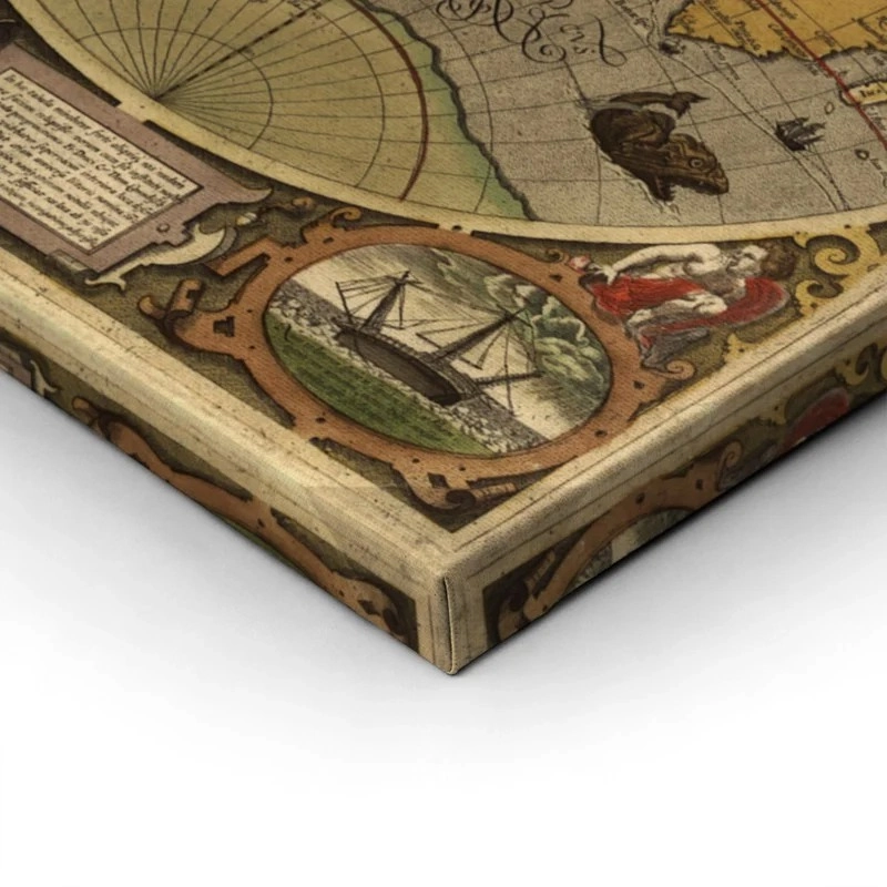 Πινακας σε καμβά ANCIENT WORLD MAP