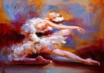 Πινακας σε καμβά BALLET DANCER 2