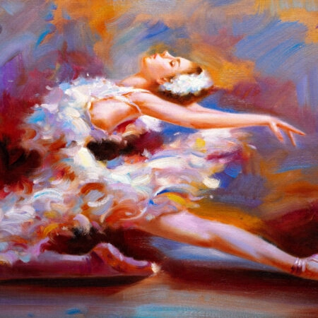 Πινακας σε καμβά BALLET DANCER 2 - Χορος Sticky 5