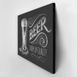 Πινακας σε καμβά BEER GLASS