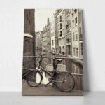 Πινακας σε καμβά BIKE ON BRIDGE