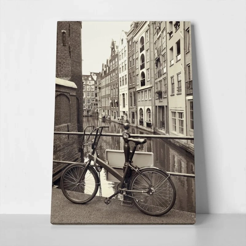 Πινακας σε καμβά BIKE ON BRIDGE