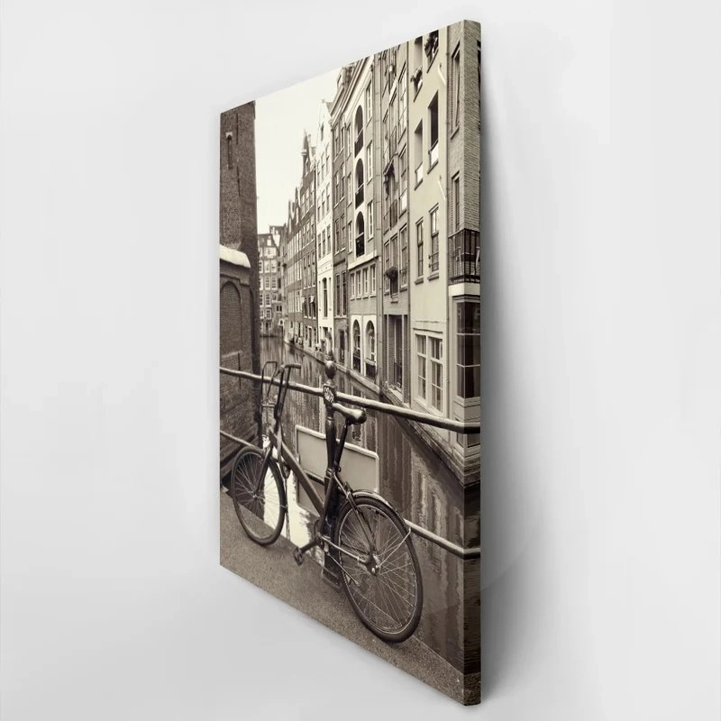 Πινακας σε καμβά BIKE ON BRIDGE
