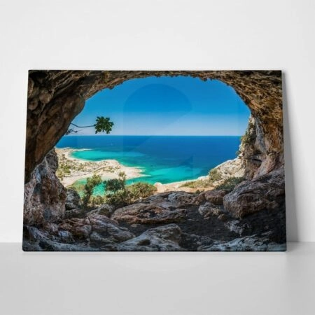 Πινακας σε καμβά CRETE - Νησια