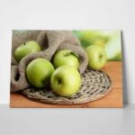 Πινακας σε καμβά GREEN APPLES
