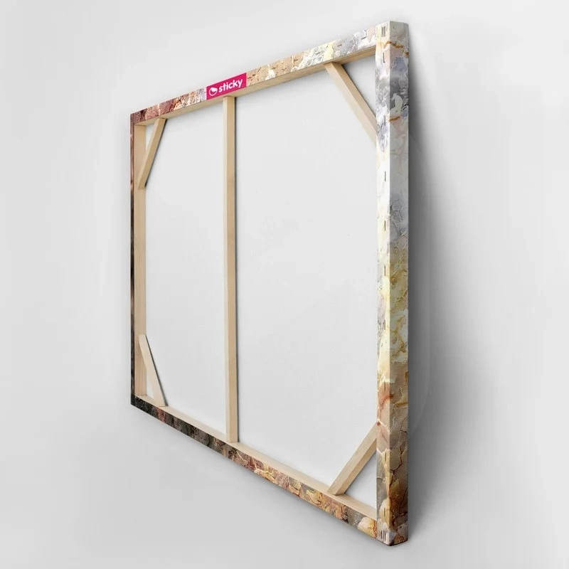 Πινακας σε καμβά LION CRACKED ART