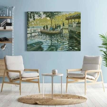 Πινακας σε καμβά MONET - LA GRENOUILLERE - Monet Claude