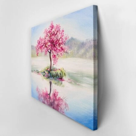 Πινακας σε καμβά ORIENTAL CHERRY TREE - Ανθη Δεντρων Sticky 2