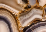 Πινακας σε καμβά POLISHED AGATE MACRO