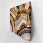 Πινακας σε καμβά POLISHED AGATE MACRO