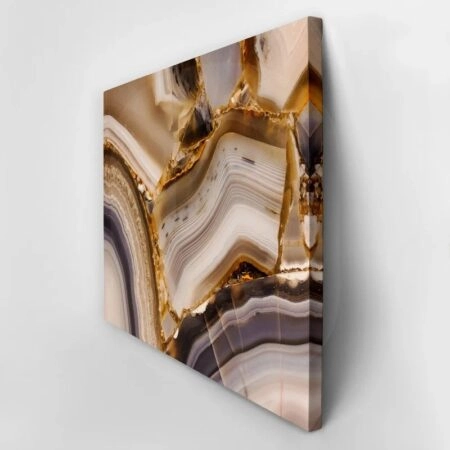 Πινακας σε καμβά POLISHED AGATE MACRO - Αφηρημενα και Abstract Sticky 2
