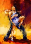 Πινακας σε καμβά RUMBA DANCERS