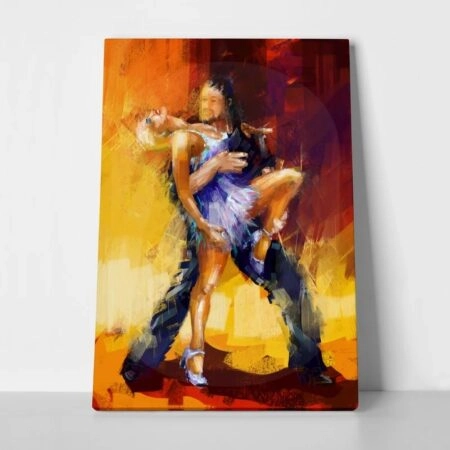 Πινακας σε καμβά RUMBA DANCERS - Χορος