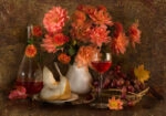 Πινακας σε καμβά STILL LIFE AUTUMN FLOWERS