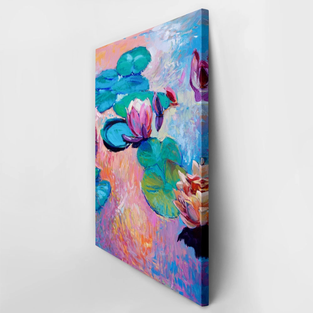 Πινακας σε καμβά WATER LILIES