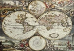 Πινακας σε καμβά WORLD HEMISPHERES 1668