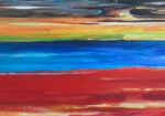 Πινακας σε καμβά ABSTRACT SEASCAPE PAINTING