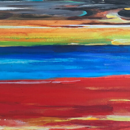Πινακας σε καμβά ABSTRACT SEASCAPE PAINTING - Αφηρημενα και Abstract Sticky 5