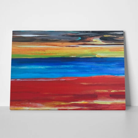 Πινακας σε καμβά ABSTRACT SEASCAPE PAINTING - Αφηρημενα και Abstract Sticky 1