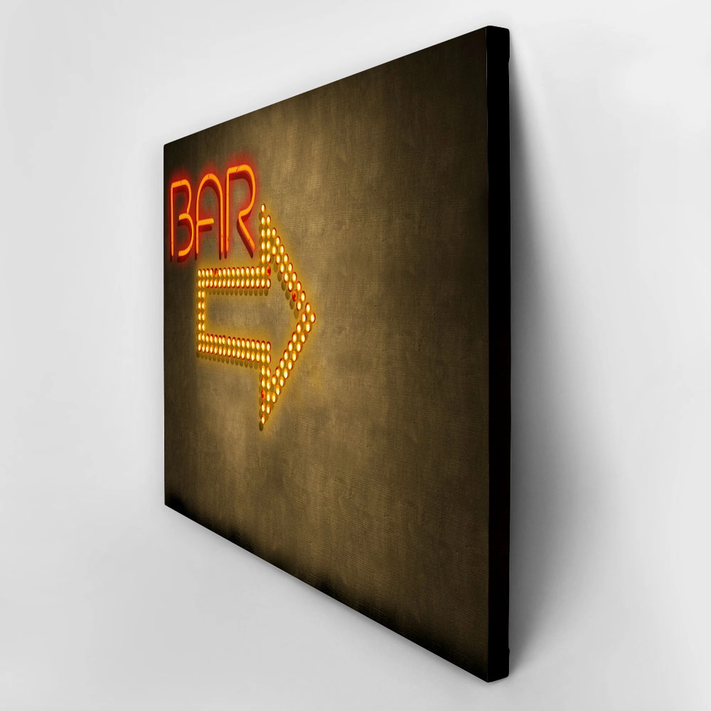 Πινακας σε καμβά BAR SIGN
