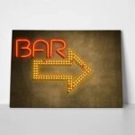 Πινακας σε καμβά BAR SIGN