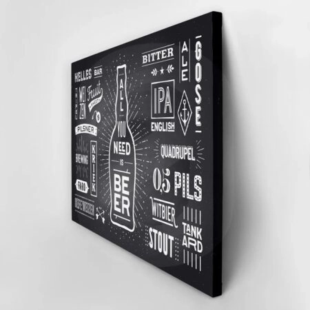 Πινακας σε καμβά BEER POSTER - Food and Drink Sticky 2