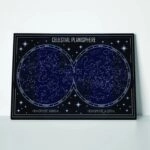 Πινακας σε καμβά CELESTIAL PLANISPHERE MAP