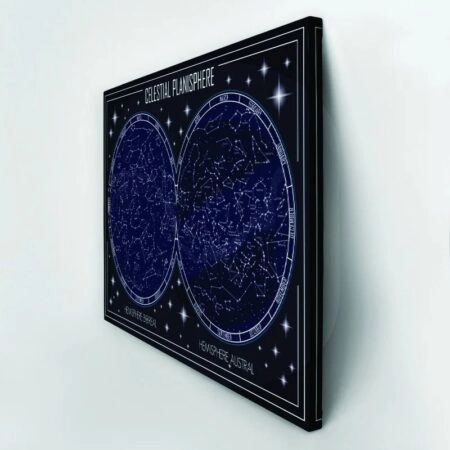 Πινακας σε καμβά CELESTIAL PLANISPHERE MAP - Χαρτες Sticky 2