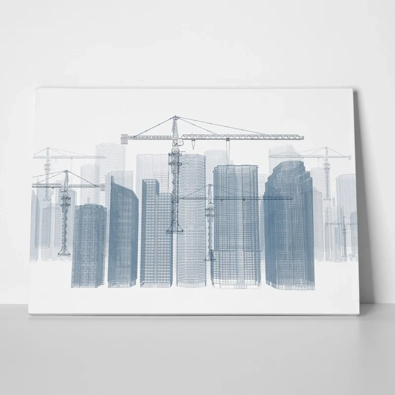 Πινακας σε καμβά CONSTRUCTIONS