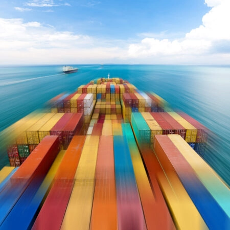 Πινακας σε καμβά CONTAINERS - Οικονομια και Επιχειρηματικοτητα Sticky 4