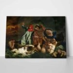 Πινακας σε καμβά DELACROIX THE BARQUE OF DANTE