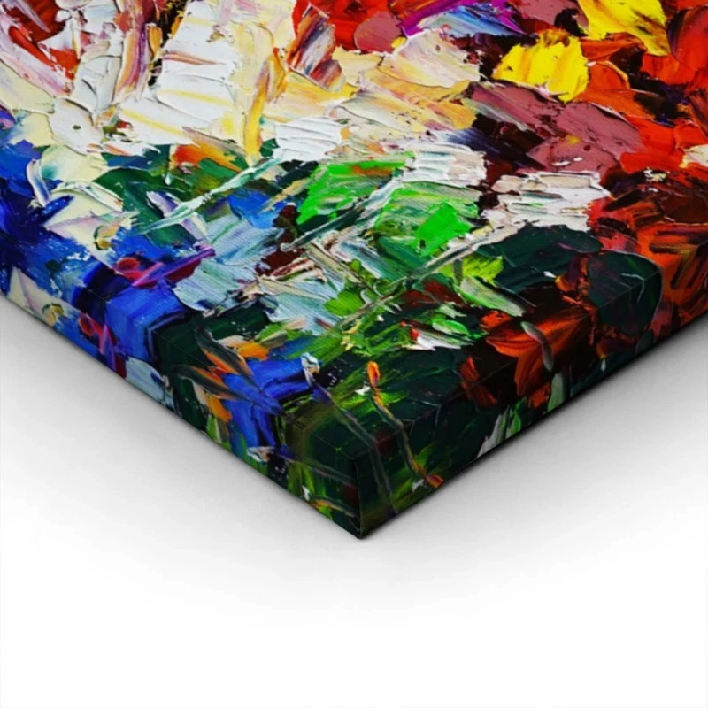 OUTLET Πινακας σε καμβά EIFFEL TOWER OIL PAINTING 2 50cm x 80cm