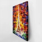OUTLET Πινακας σε καμβά EIFFEL TOWER OIL PAINTING 2 50cm x 80cm