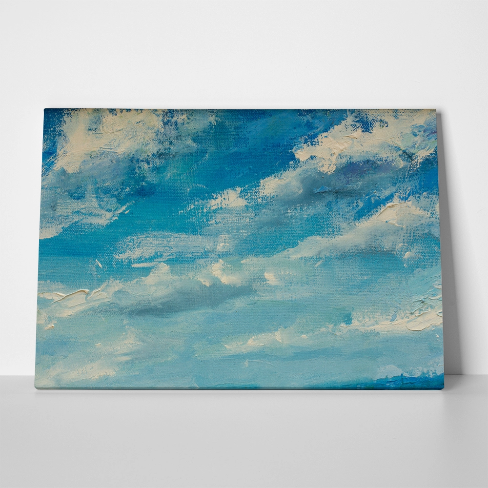 Πινακας σε καμβά EXPRESSIVE SKY OILPAINTING