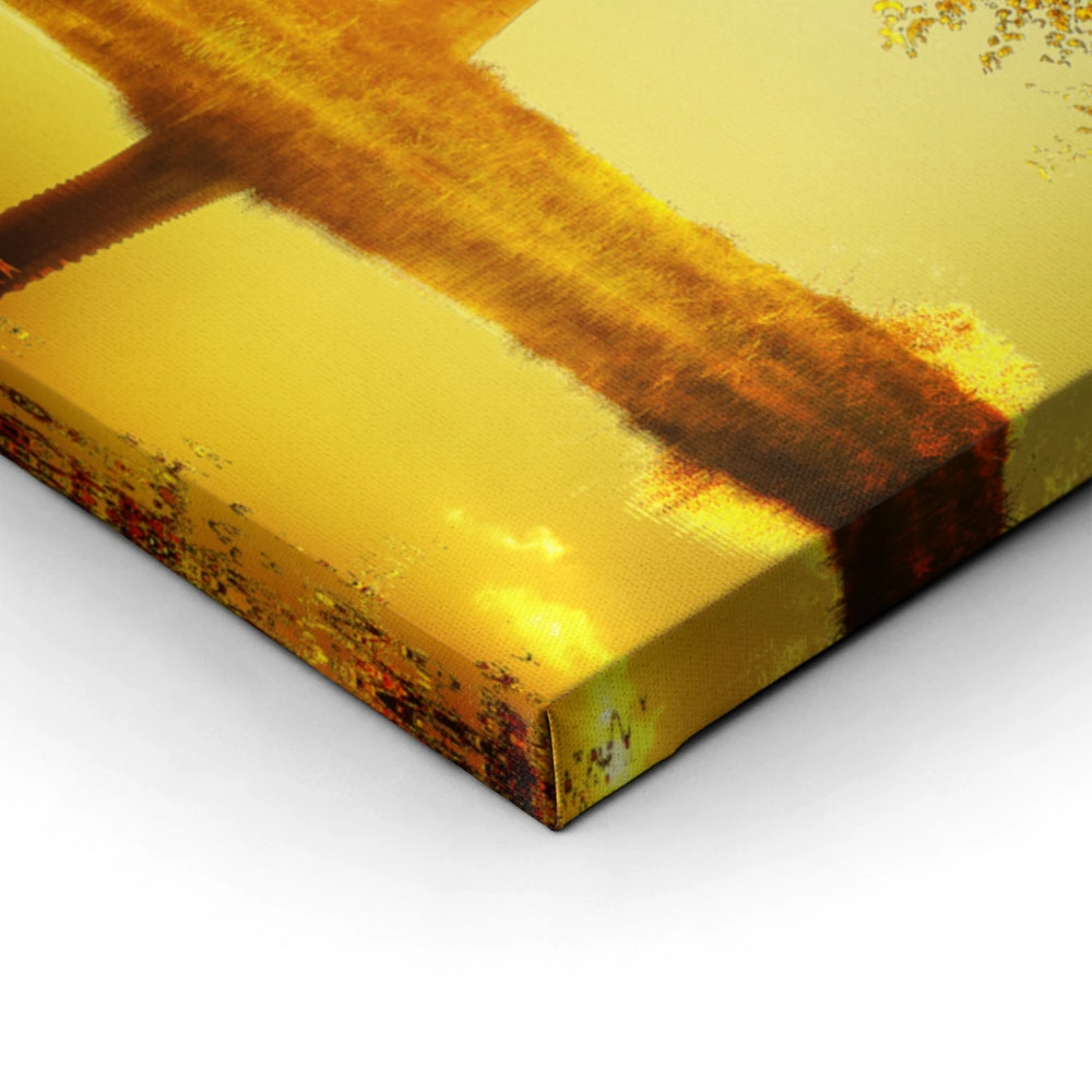 Πινακας σε καμβά GOLDEN PLANET