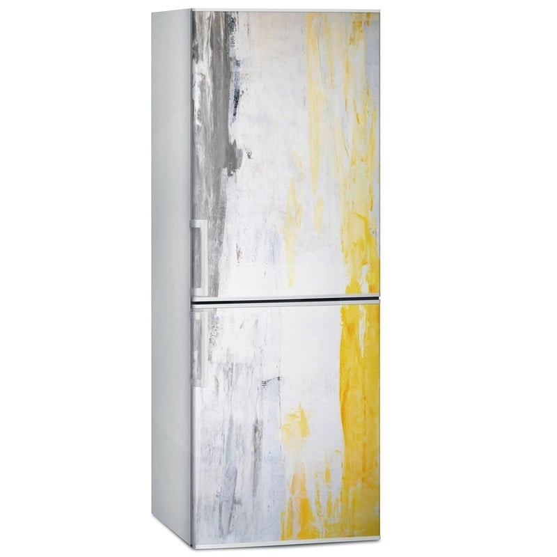 Αυτοκόλλητο ψυγείου GREY AND YELLOW