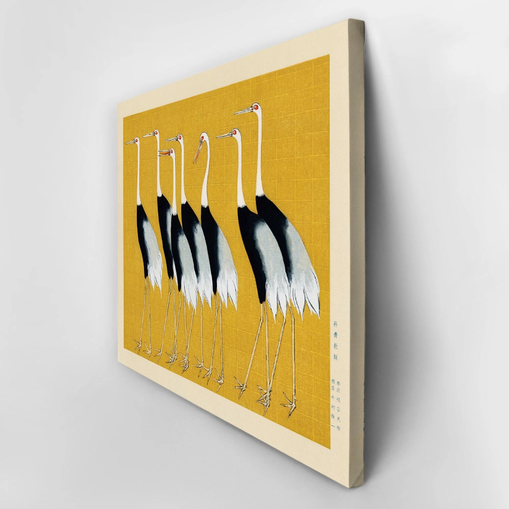 Πινακας σε καμβά JAPANESE BIRDS