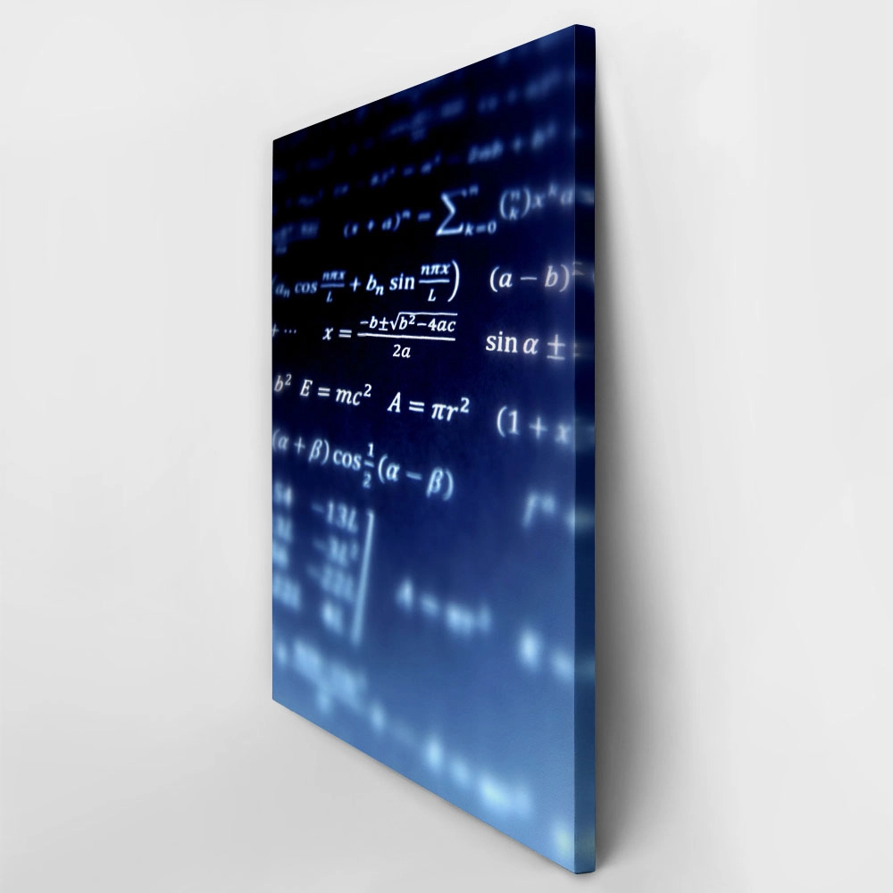 Πινακας σε καμβά MATH FORMULA