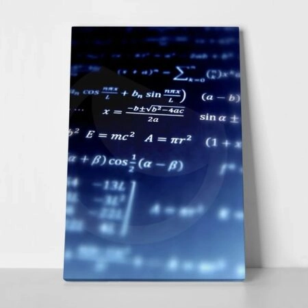 Πινακας σε καμβά MATH FORMULA - Επιστημη και Υγεια