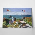 Πινακας σε καμβά MONET - GARDEN AT SAINTE ADRESSE